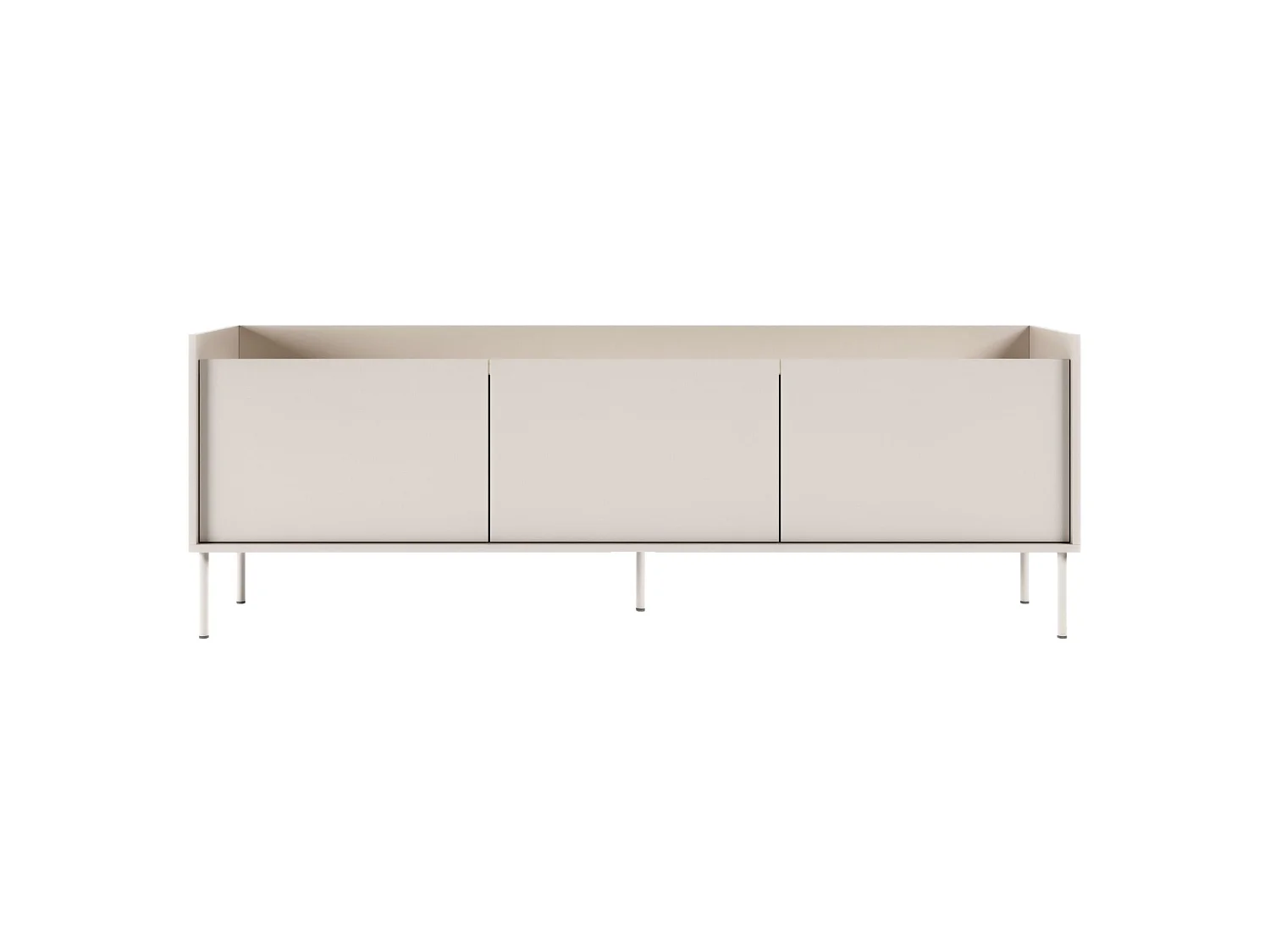 Meuble TV 3 portes – cachemire / couleur chêne Lindberg– 175 cm – TOVI