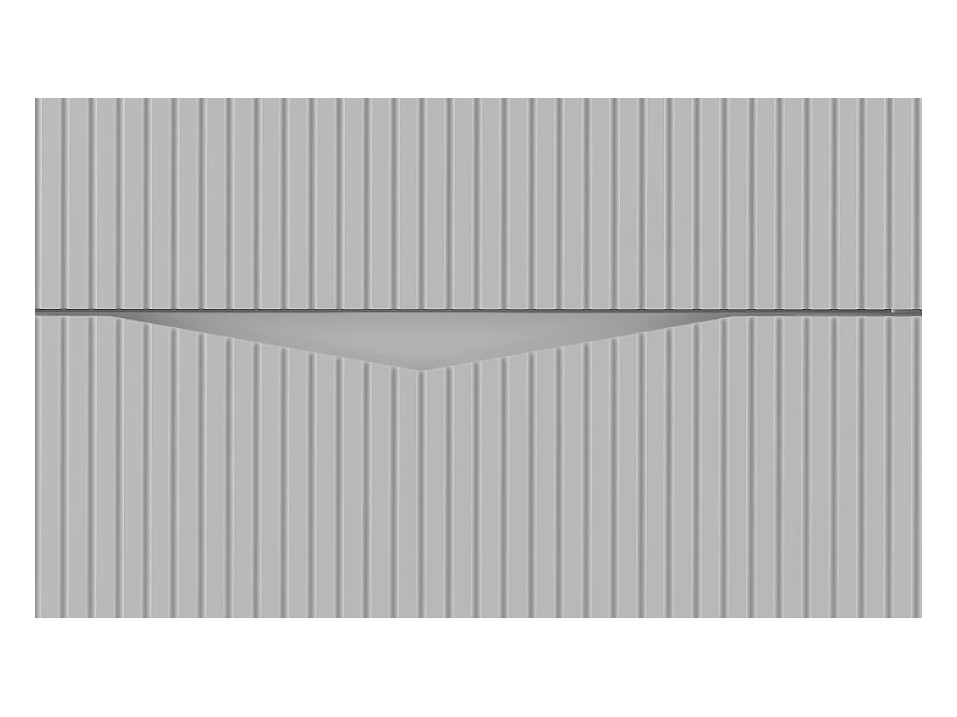 Ensemble meuble simple vasque 80cm 2 niches et colonne Tao Blanc