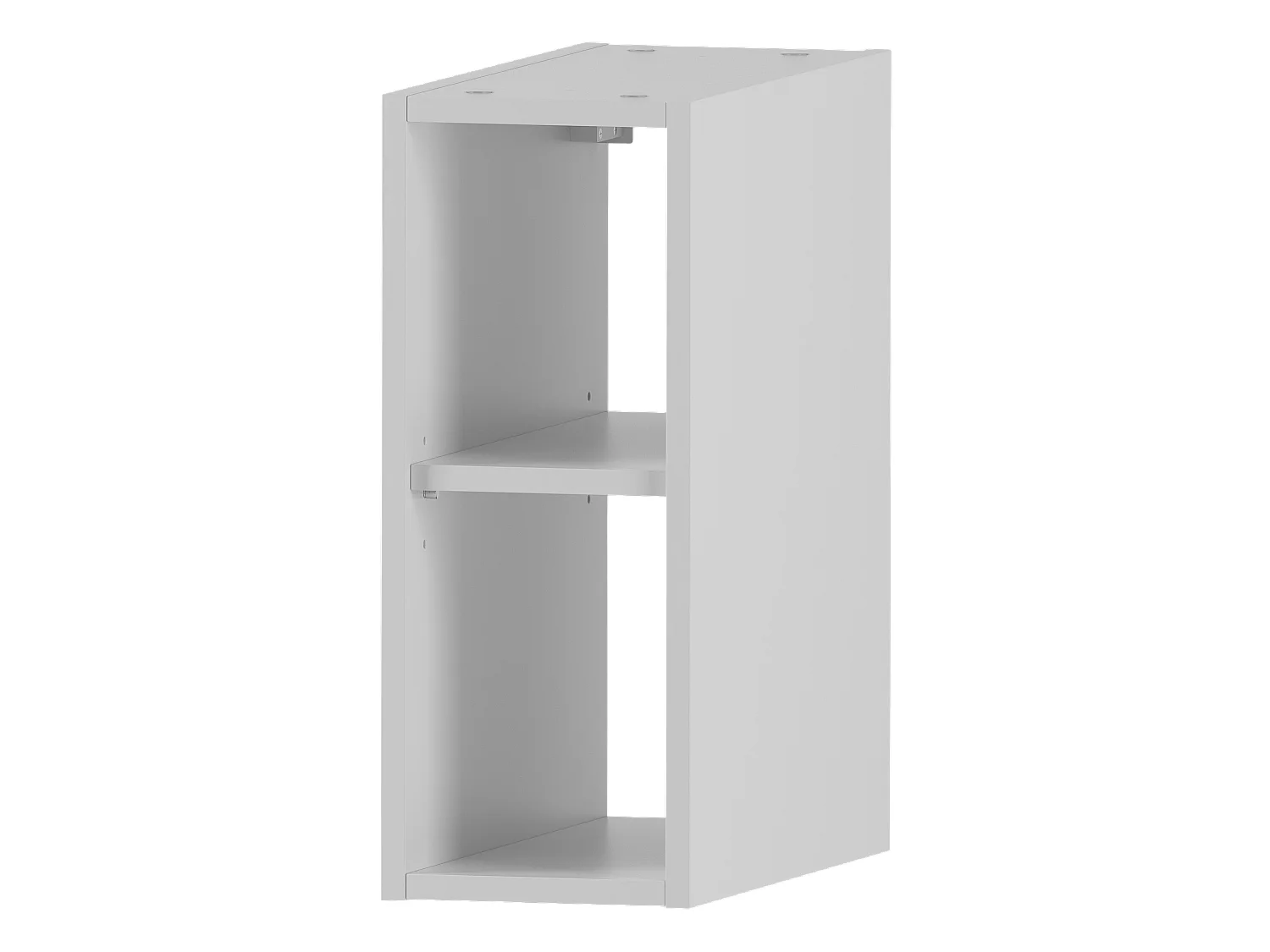 Tao White single vanity unit 80cm 2 niches and pedestal