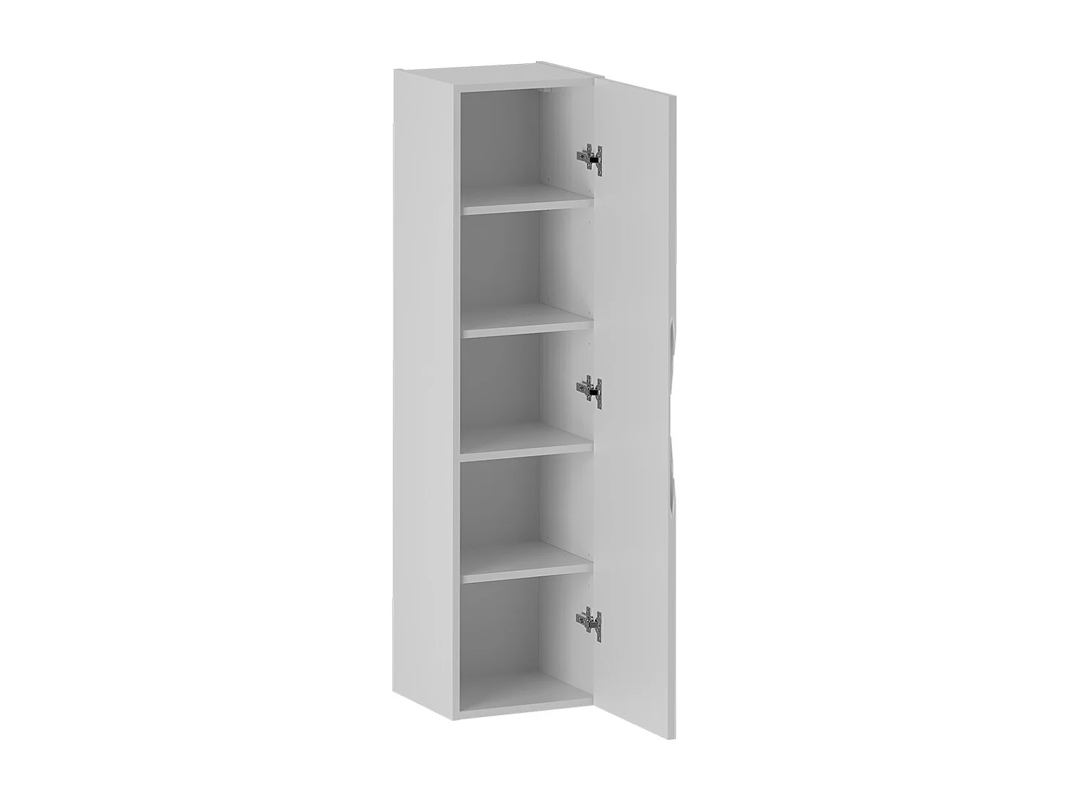 Ensemble meuble simple vasque encastrée 80cm et colonne Tao Blanc