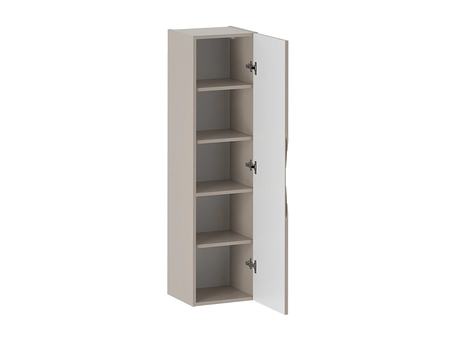 Ensemble meuble simple vasque encastrée 80cm et colonne Tao Cachemire