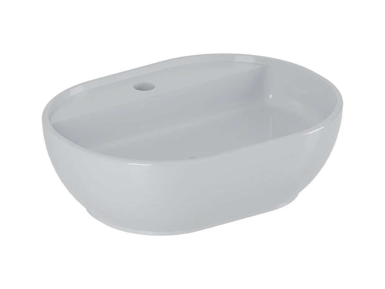 Ensemble meuble simple vasque 80cm et colonne Tao Blanc