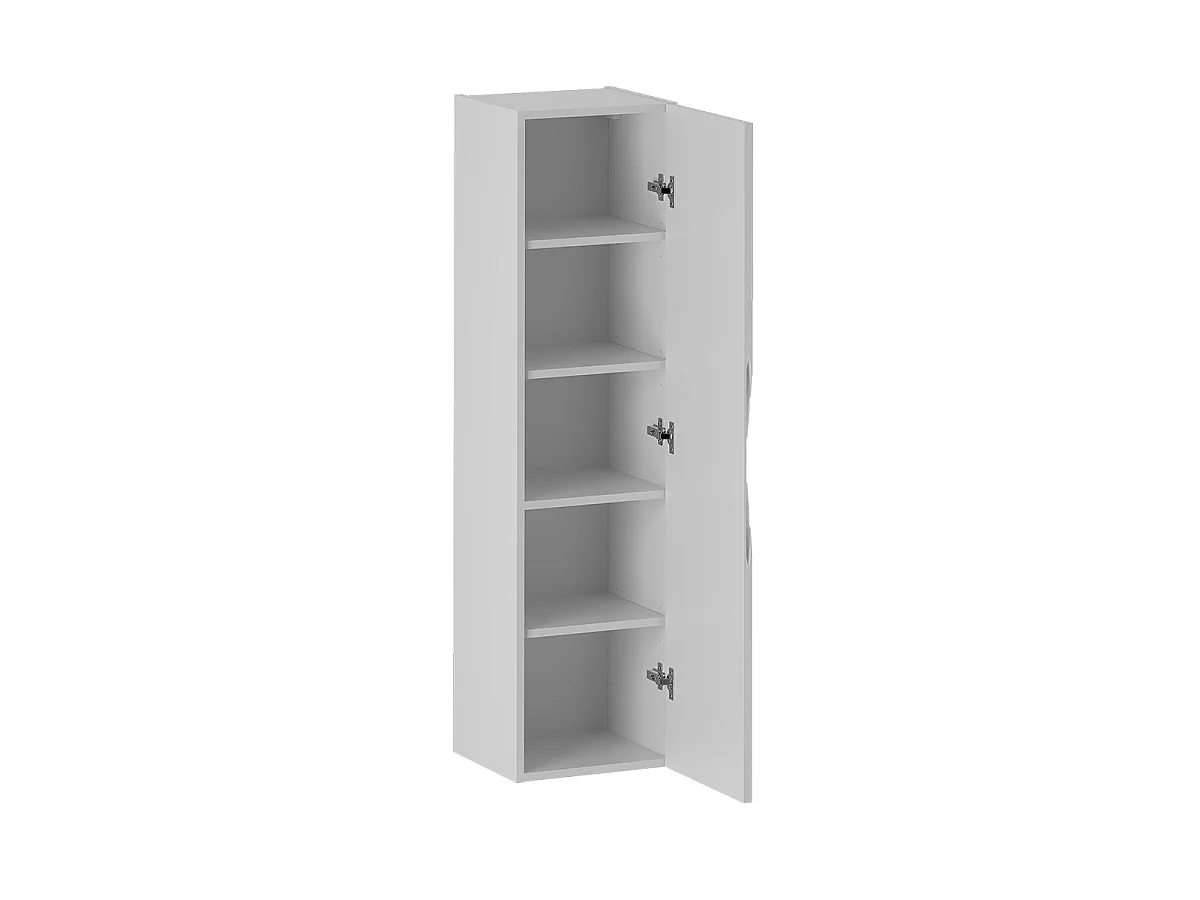 Ensemble meuble simple vasque 80cm et colonne Tao Blanc