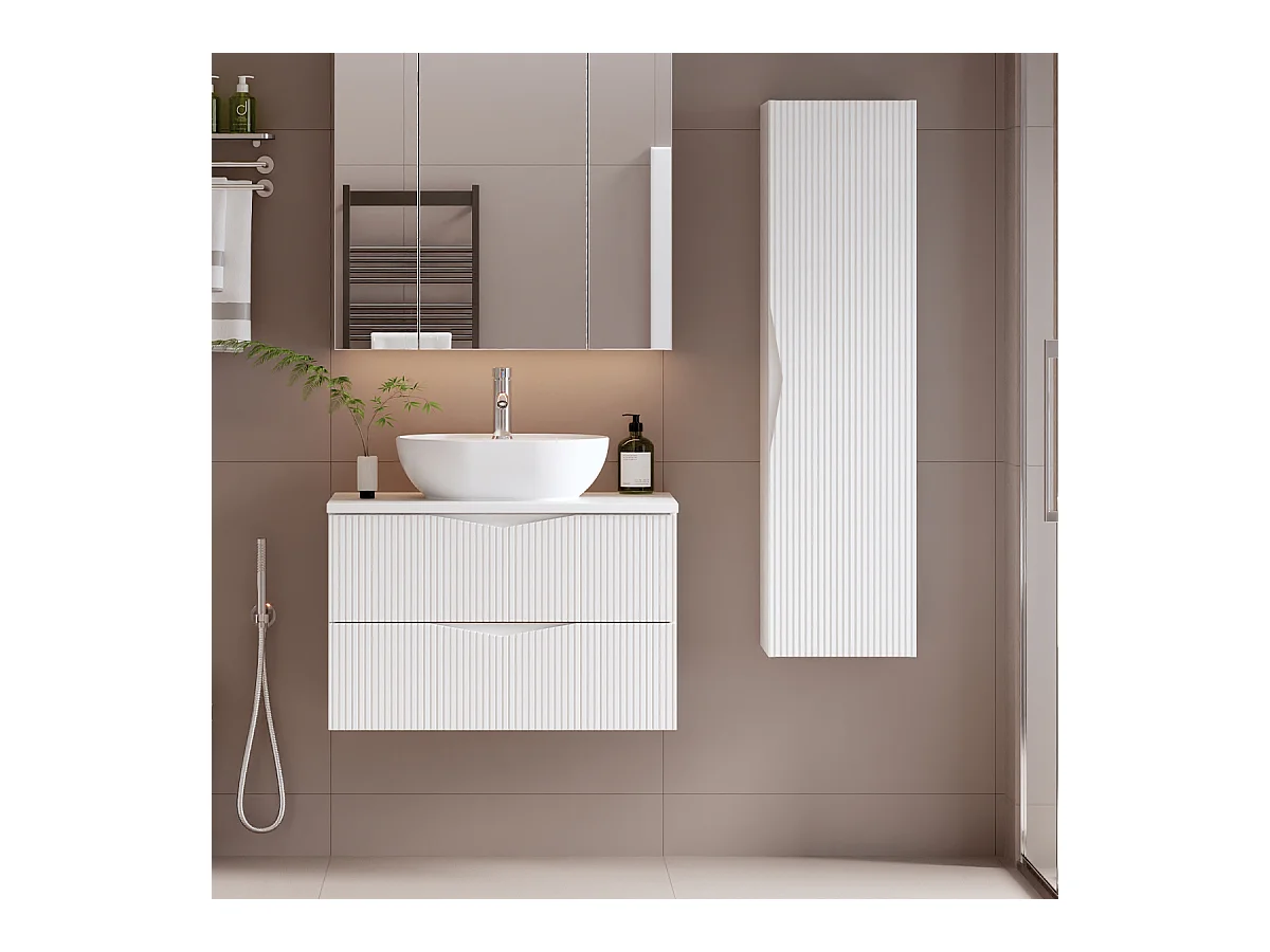 Colonne murale Tao Blanc