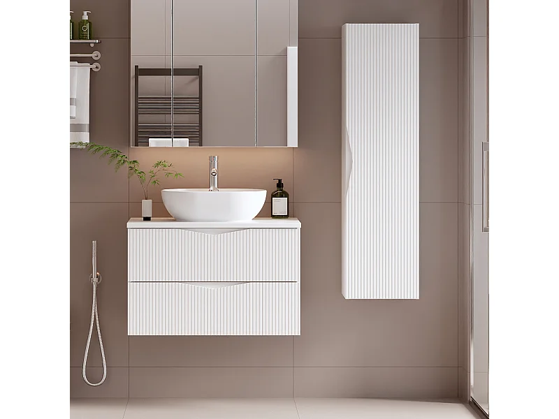 Colonne murale Tao Blanc