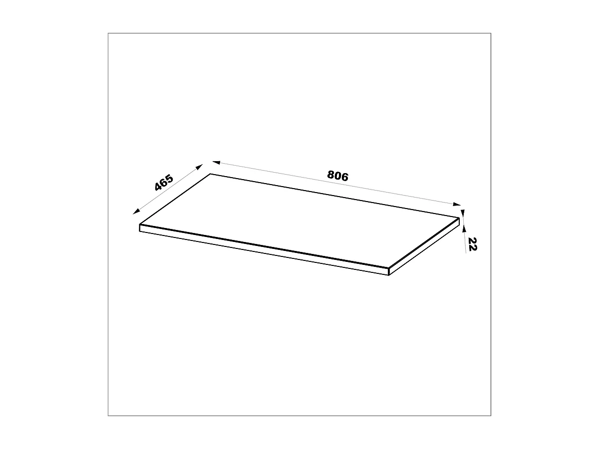 Ensemble meuble simple vasque 80cm 2 niches et colonne Tao Bois