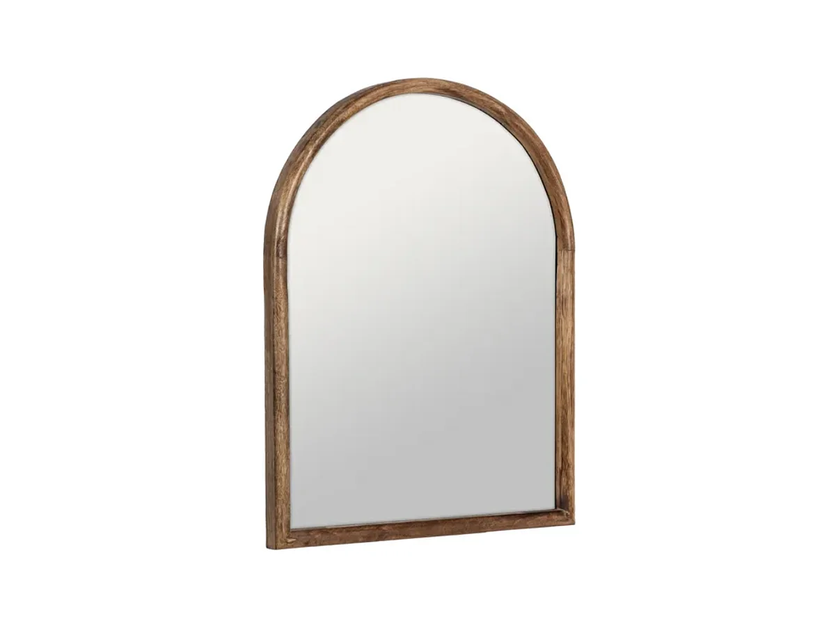 Miroir rectangulaire et rond bois de manguier naturel USORIA