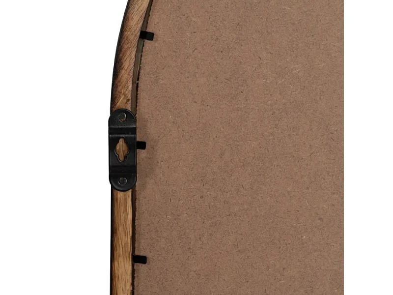 Miroir rectangulaire et rond bois de manguier naturel USORIA