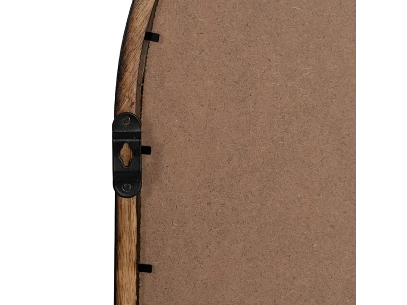 Miroir rectangulaire et rond bois de manguier naturel USORIA