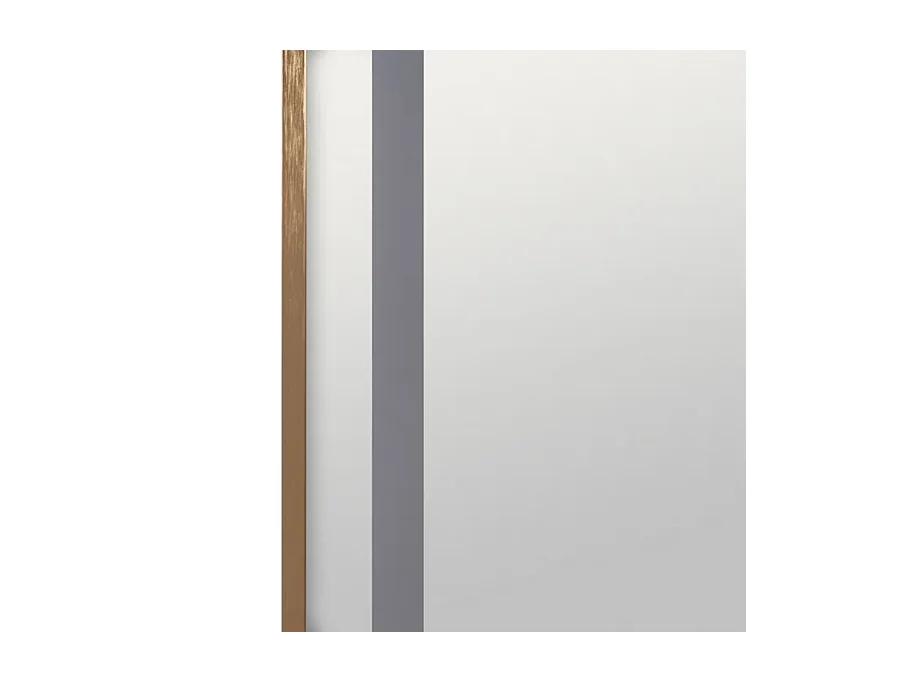 Miroir plein pied LED capteur cadre aluminium doré 160 cm tactile AVENOR