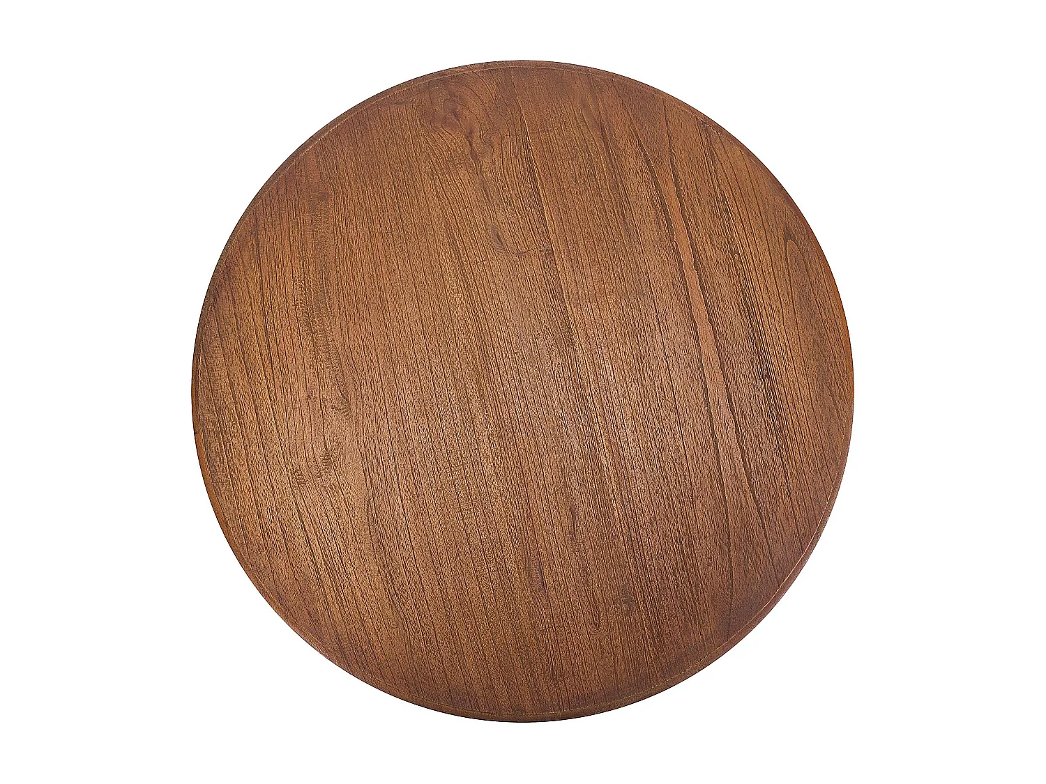 Table d'appoint - rond Ø 70 cm - Bois - Marron - Wiva
