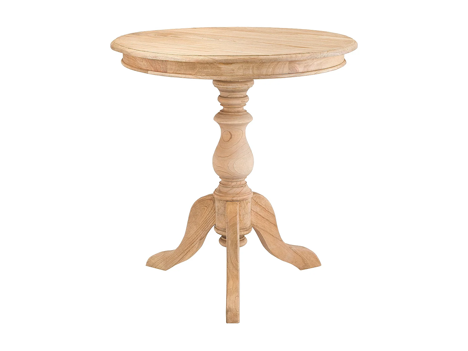Table d'appoint - rond Ø 70 cm - Bois - Nature - Wiva
