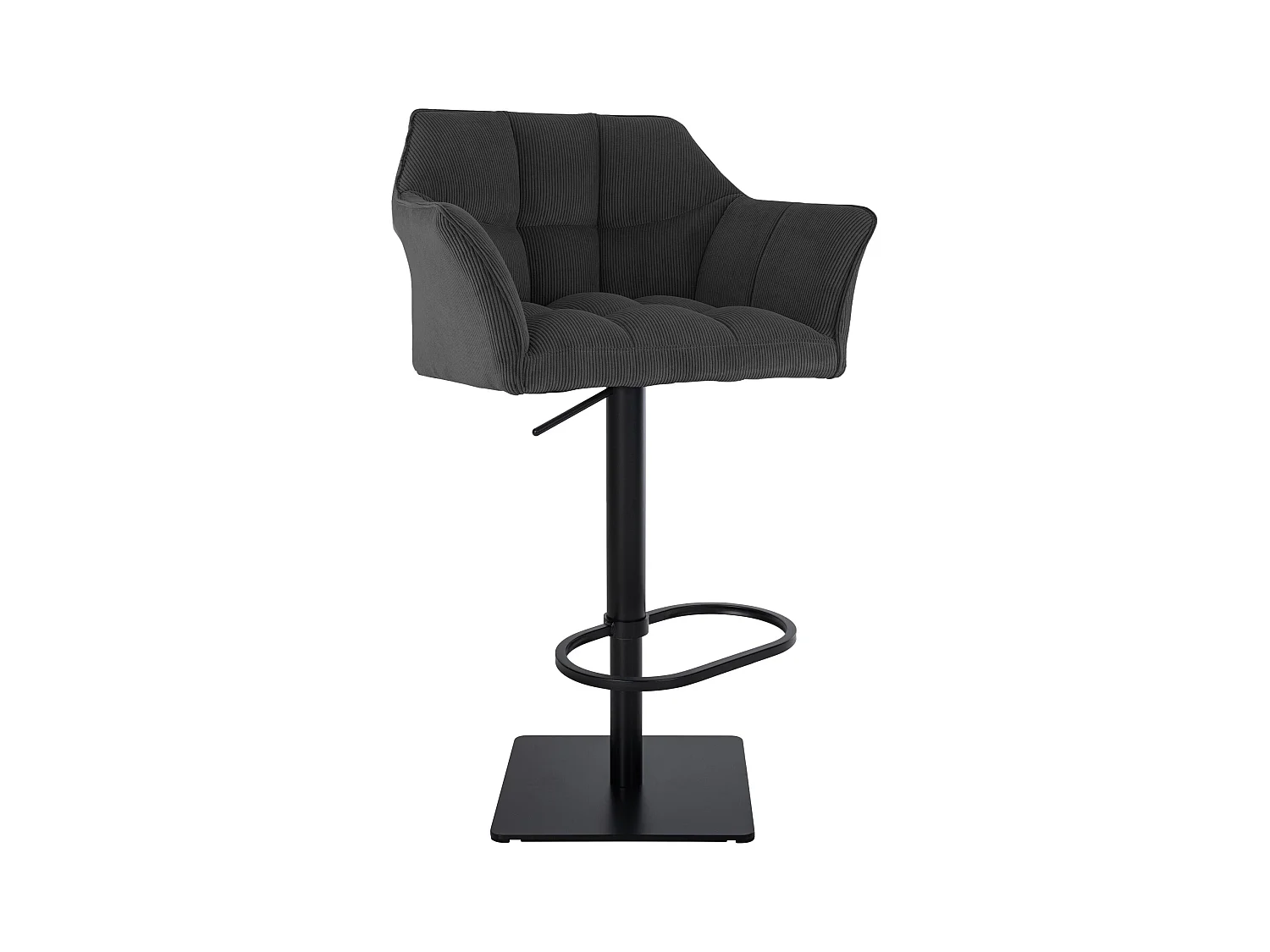 Tabouret de bar - Cordon & Noir - Gris foncé - Damaso