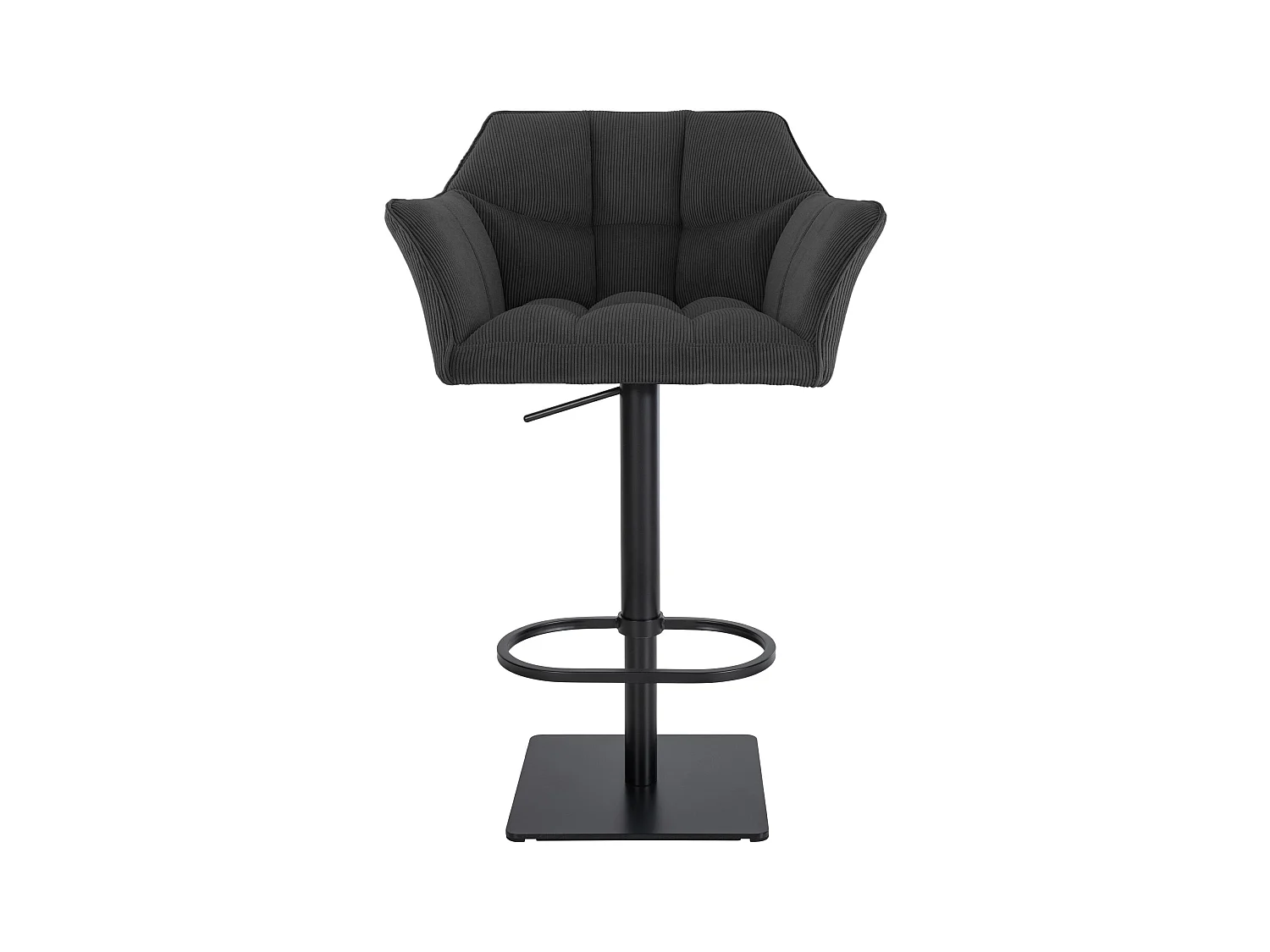 Tabouret de bar - Cordon & Noir - Gris foncé - Damaso