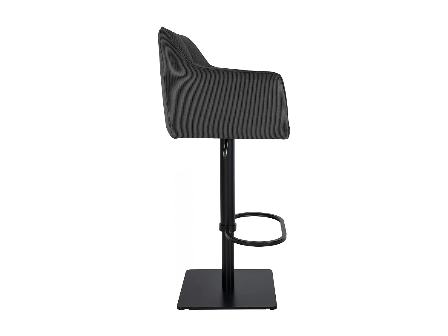 Tabouret de bar - Cordon & Noir - Gris foncé - Damaso