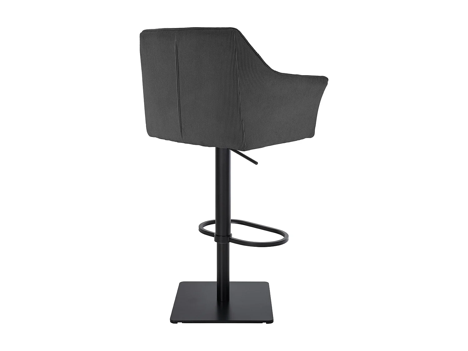 Tabouret de bar - Cordon & Noir - Gris foncé - Damaso