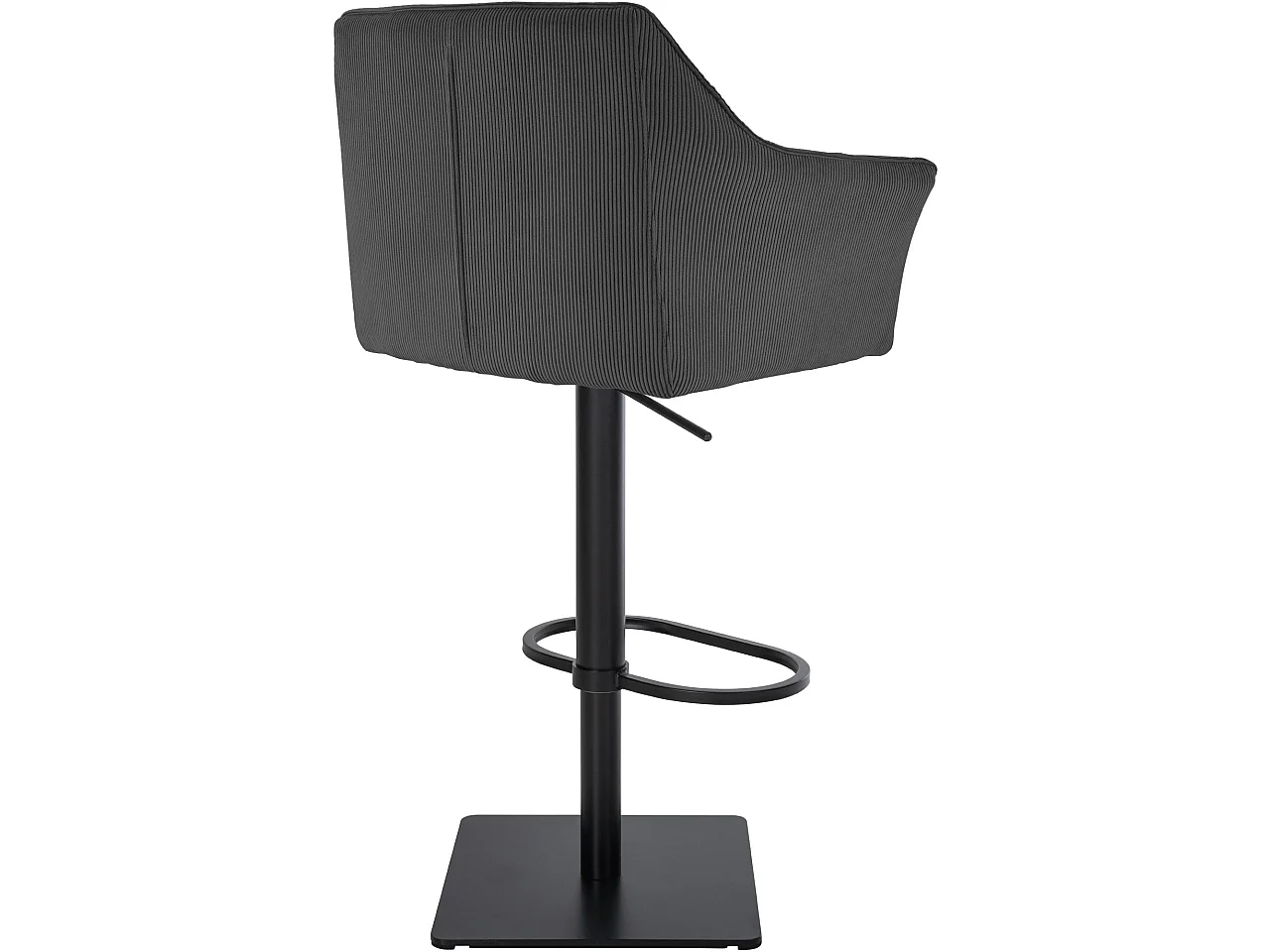 Tabouret de bar - Cordon & Noir - Gris foncé - Damaso