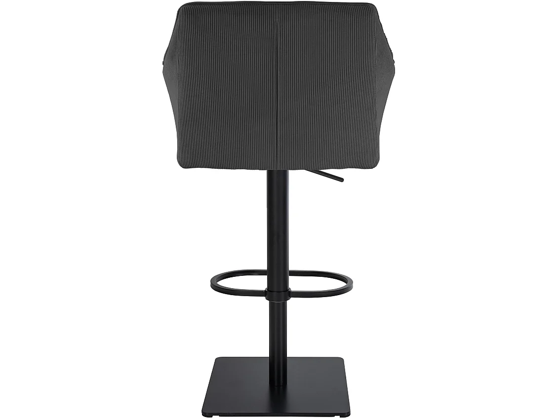 Tabouret de bar - Cordon & Noir - Gris foncé - Damaso
