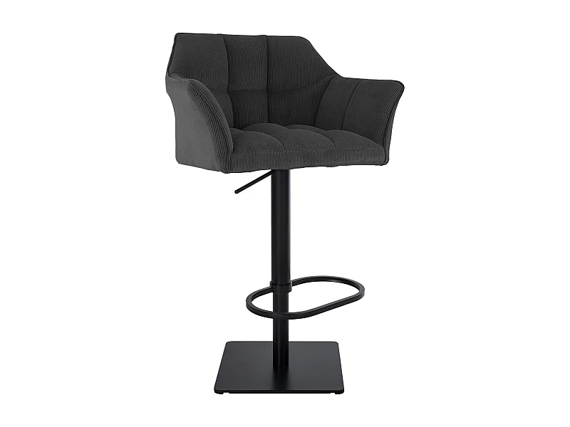 Tabouret de bar - Cordon & Noir - Gris foncé - Damaso