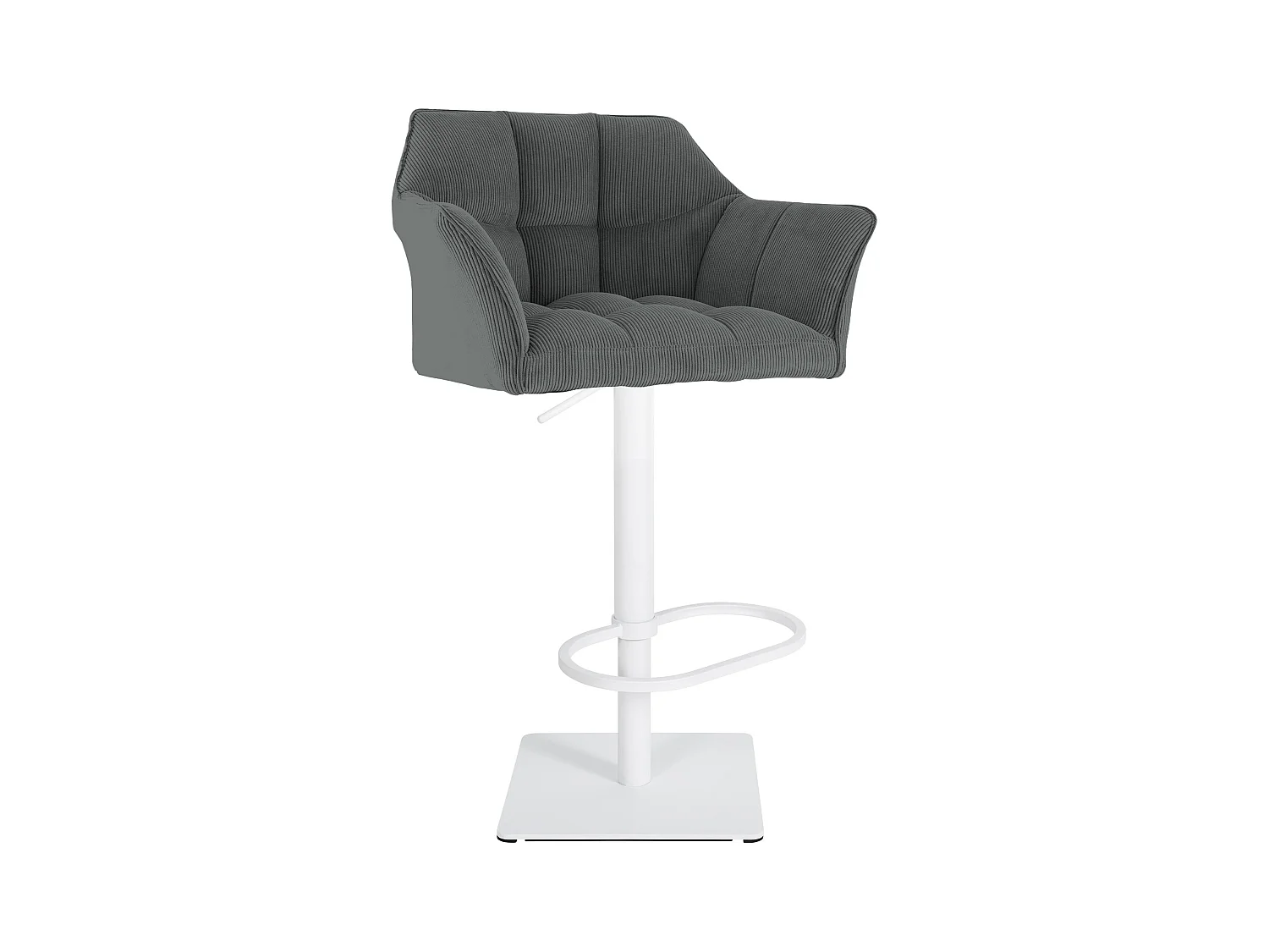 Tabouret de bar - Cordon & Blanc - Gris - Damaso