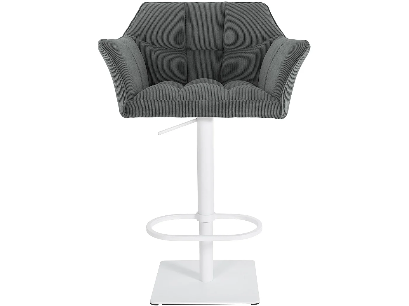 Tabouret de bar - Cordon & Blanc - Gris - Damaso