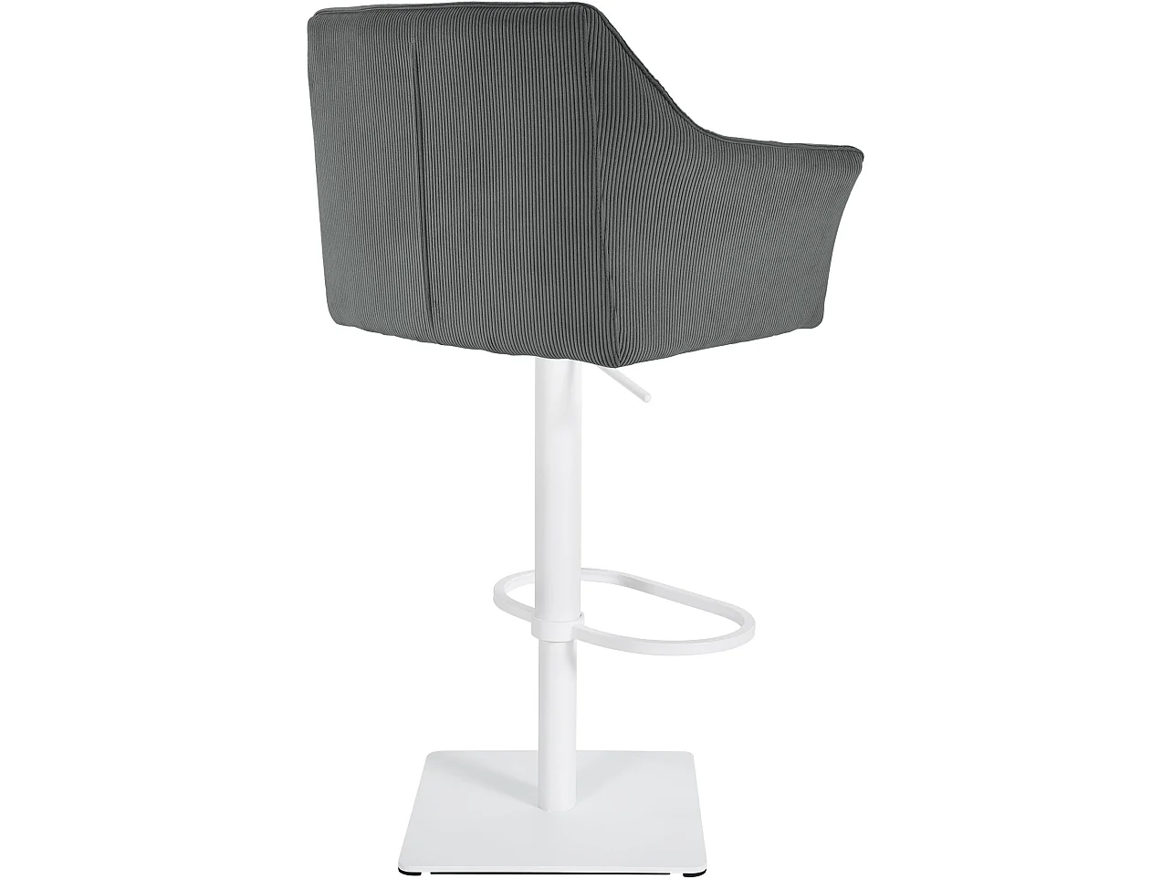 Tabouret de bar - Cordon & Blanc - Gris - Damaso