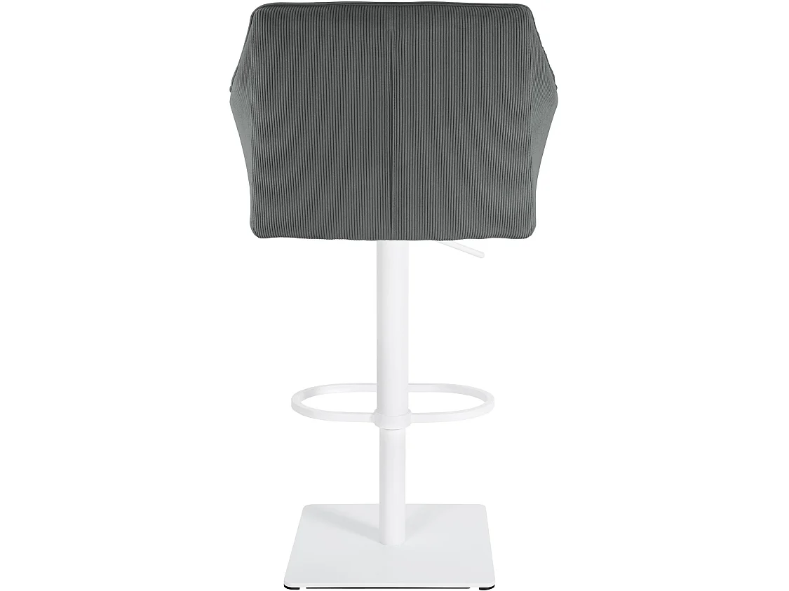 Tabouret de bar - Cordon & Blanc - Gris - Damaso