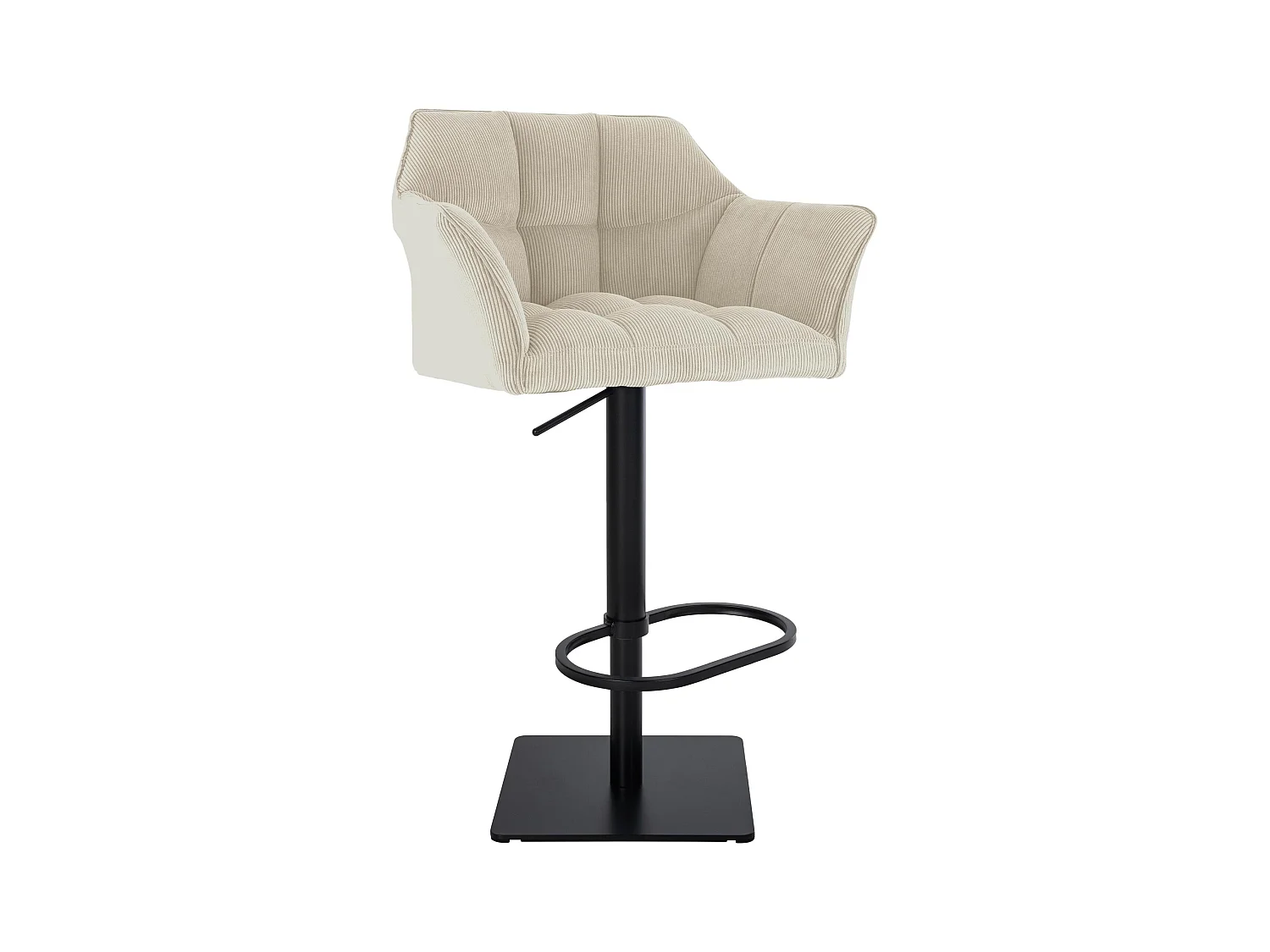 Tabouret de bar - Cordon & Noir - Crème - Damaso