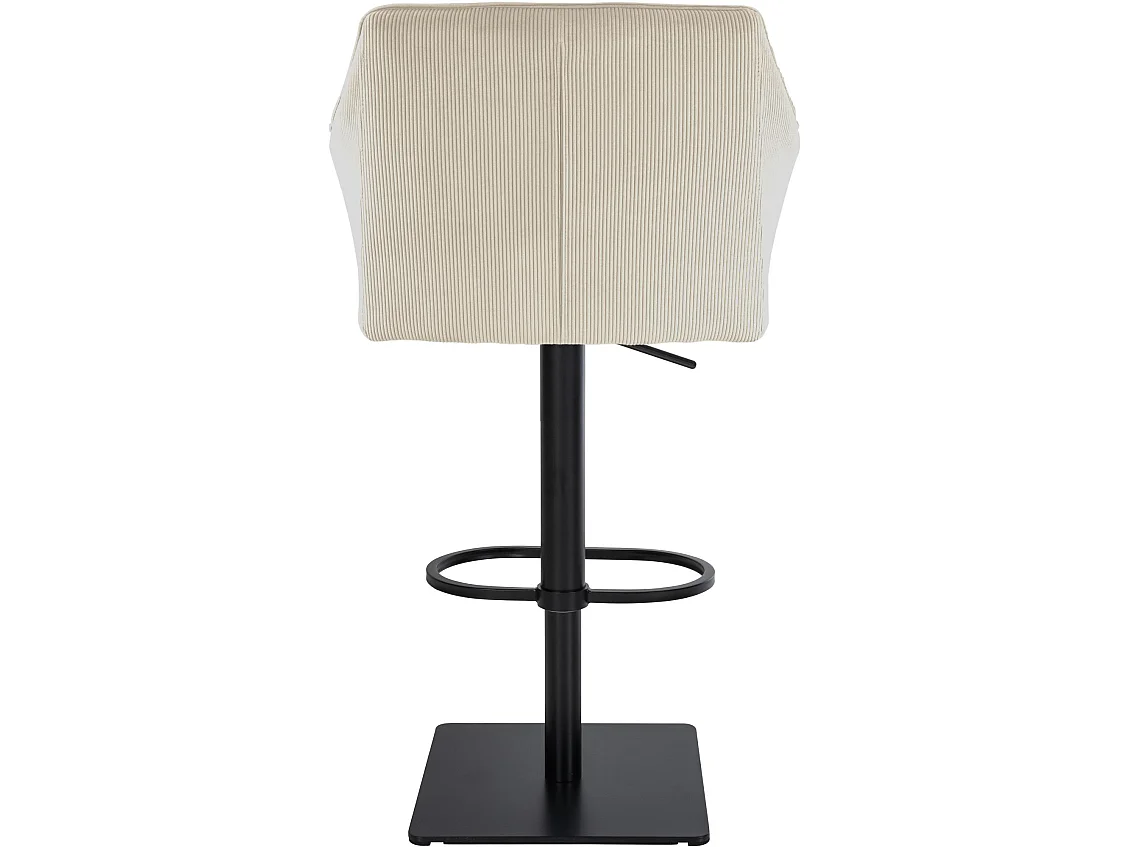 Tabouret de bar - Cordon & Noir - Crème - Damaso