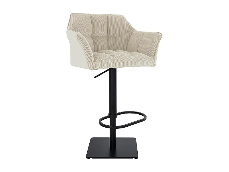 Tabouret de bar - Cordon & Noir - Crème - Damaso