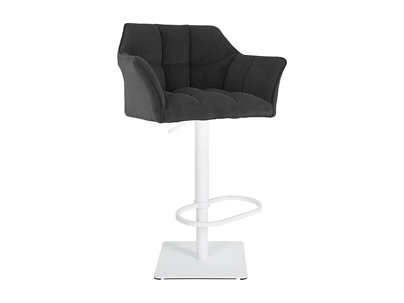 Tabouret de bar - Cordon & Blanc - Gris foncé - Damaso