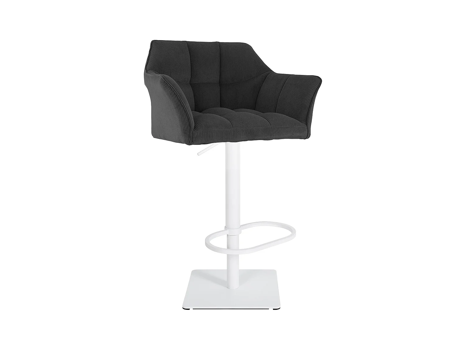 Tabouret de bar - Cordon & Blanc - Gris foncé - Damaso