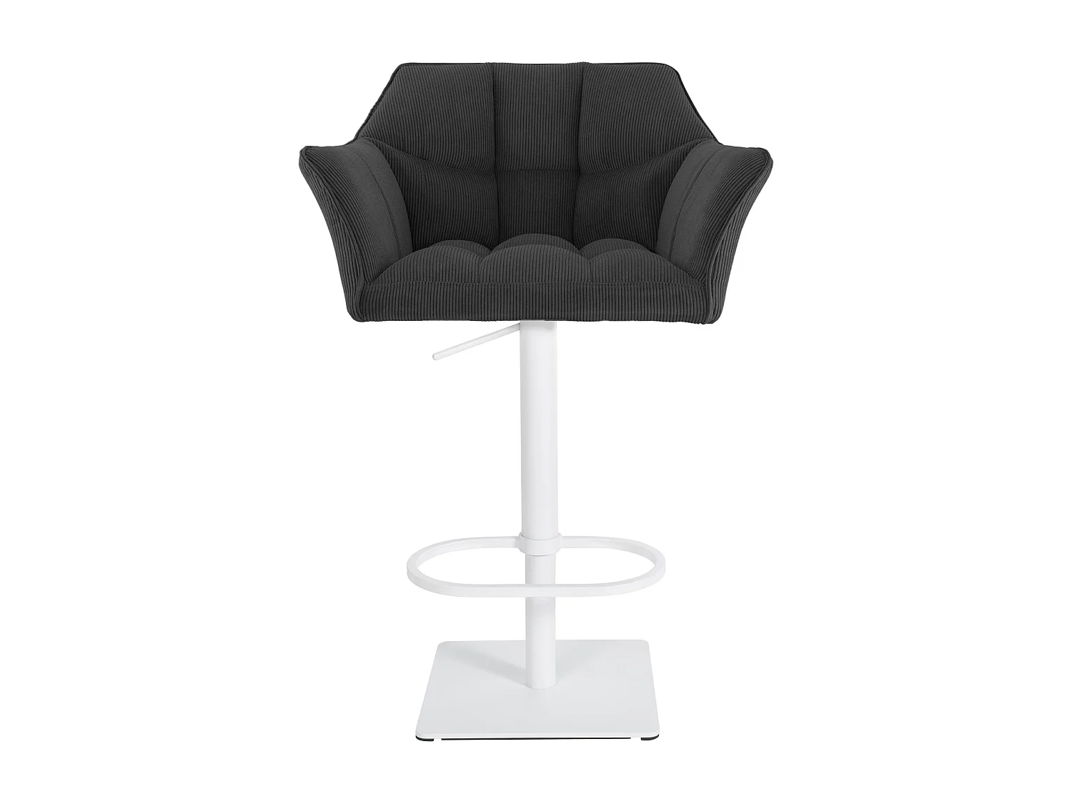 Tabouret de bar - Cordon & Blanc - Gris foncé - Damaso