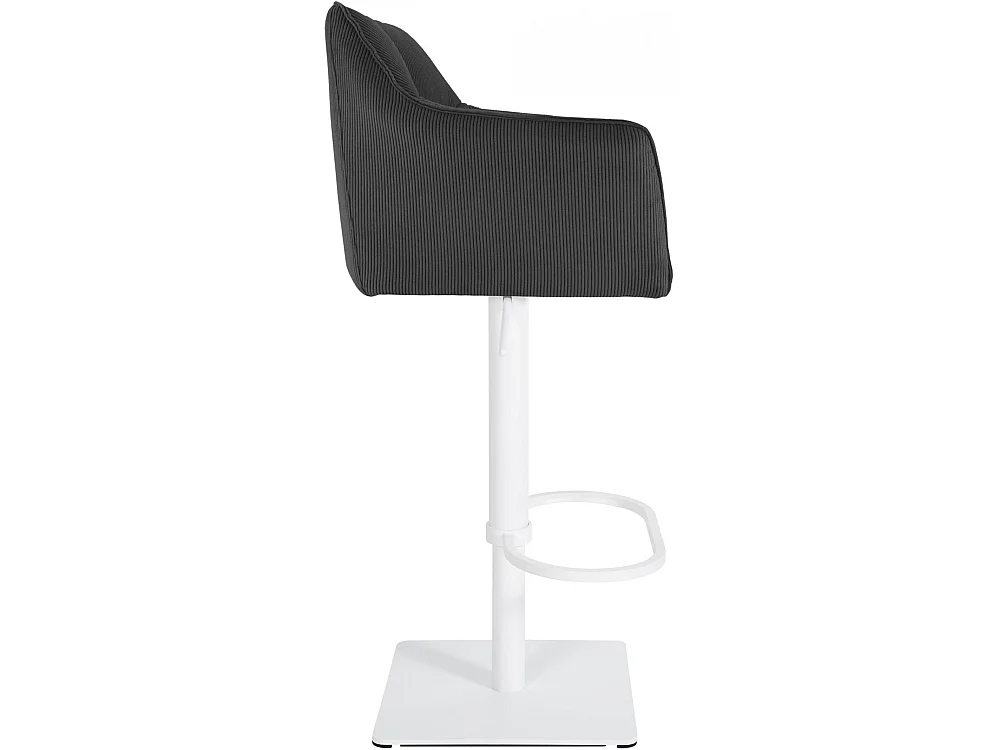 Tabouret de bar - Cordon & Blanc - Gris foncé - Damaso
