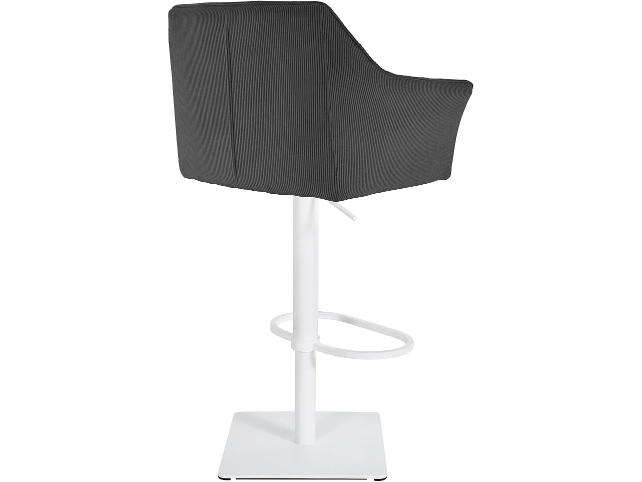 Tabouret de bar - Cordon & Blanc - Gris foncé - Damaso