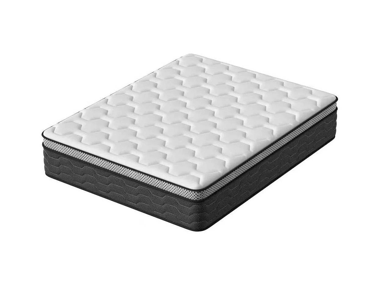 Matelas Ressorts 160x200 cm, Confort, 7 Zones Ergonomique,25 cm d'épaisseur