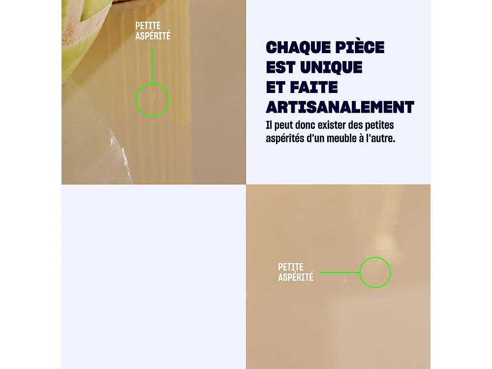 Glossi - Table à manger 6 personnes ovale en bois laqué - Marron