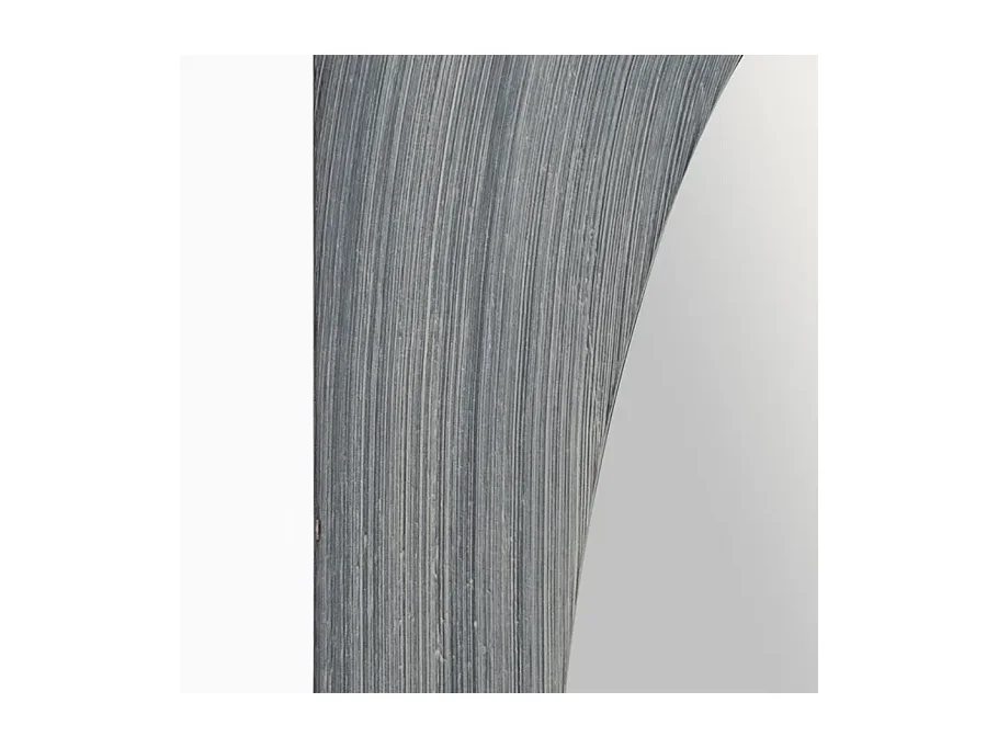 Miroir mural bois paulonia blanc poré 175 cm OPALUNE