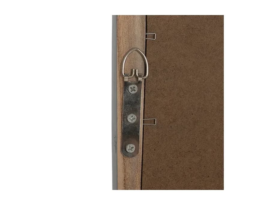 Miroir mural bois paulonia blanc poré 175 cm OPALUNE