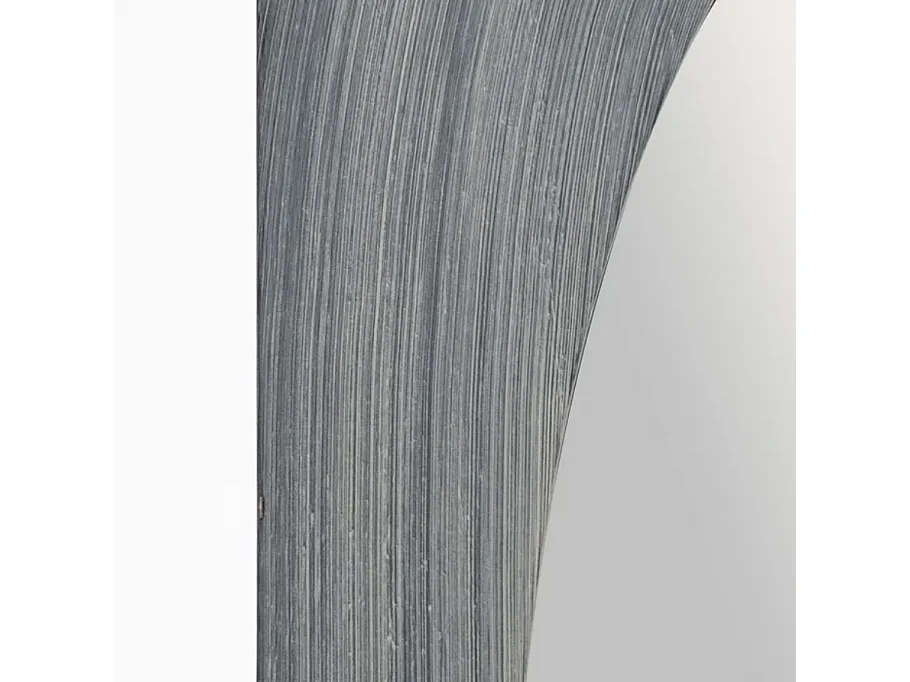 Miroir mural bois paulonia blanc poré 175 cm OPALUNE