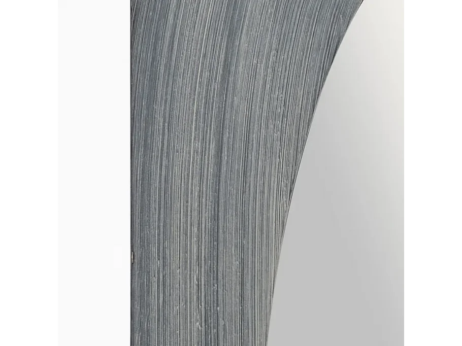 Miroir mural bois paulonia blanc poré 175 cm OPALUNE