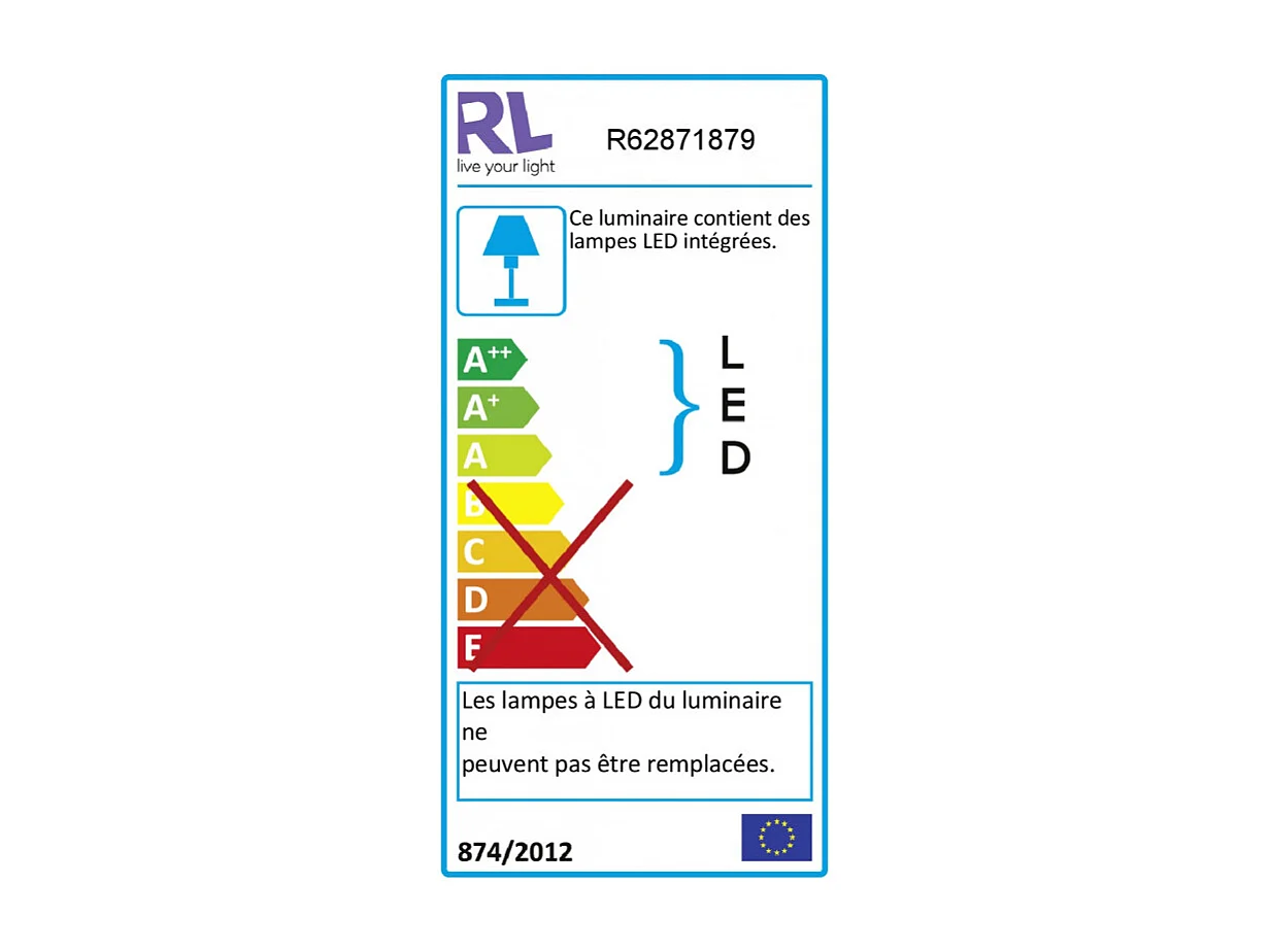 Plafoniera LED, tessuto, nero, 45x12x45 cm, Ponts