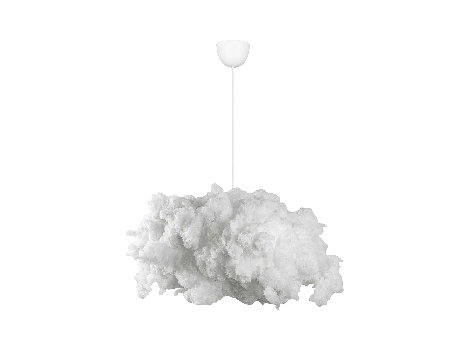 Suspension design blanche effet nuage, pour chambre SILE