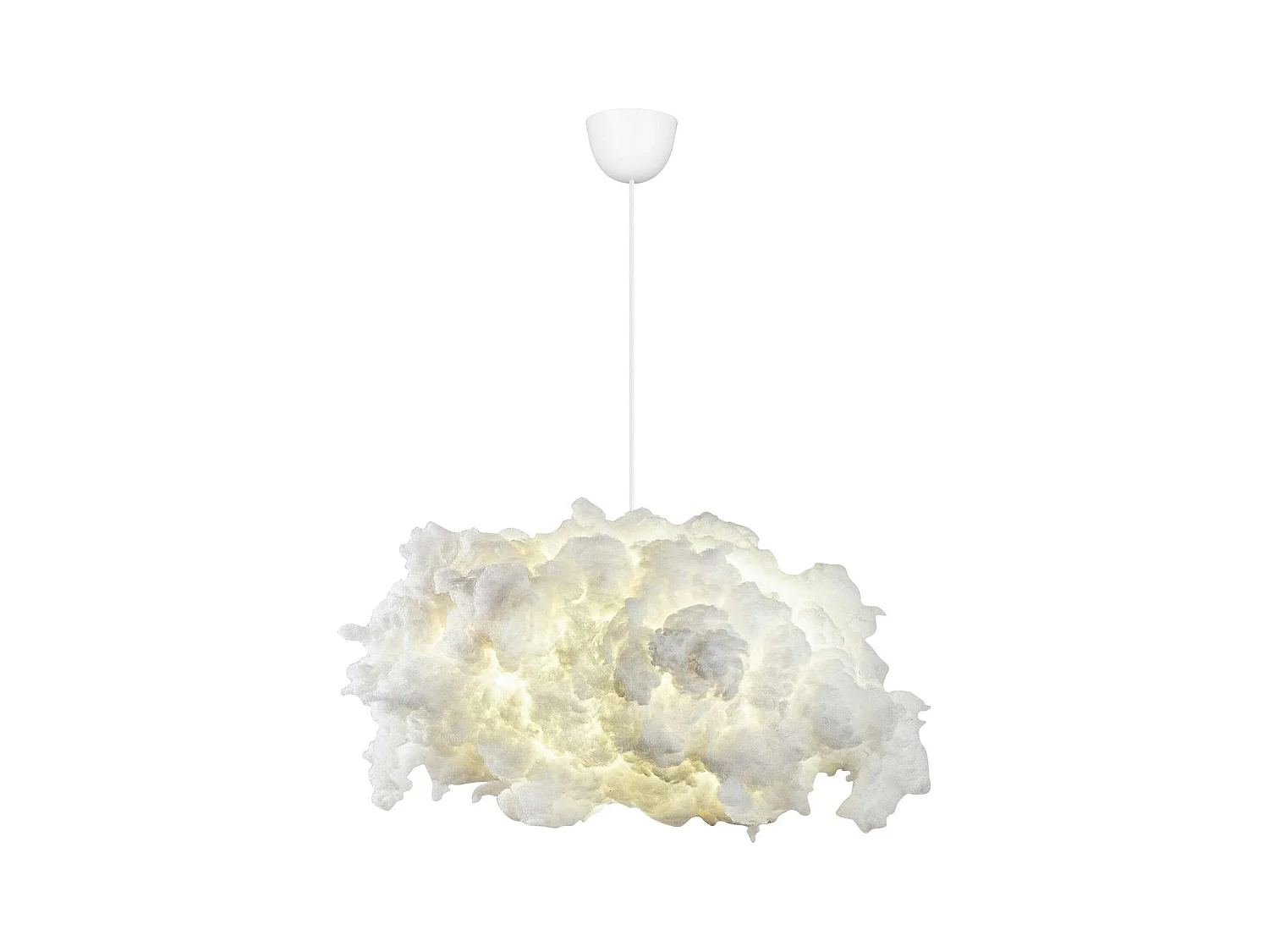 Suspension design blanche effet nuage, pour chambre SILE