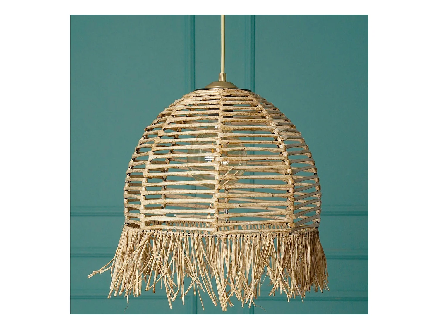 Suspension bohème durable avec franges, style cocooning OLTEN