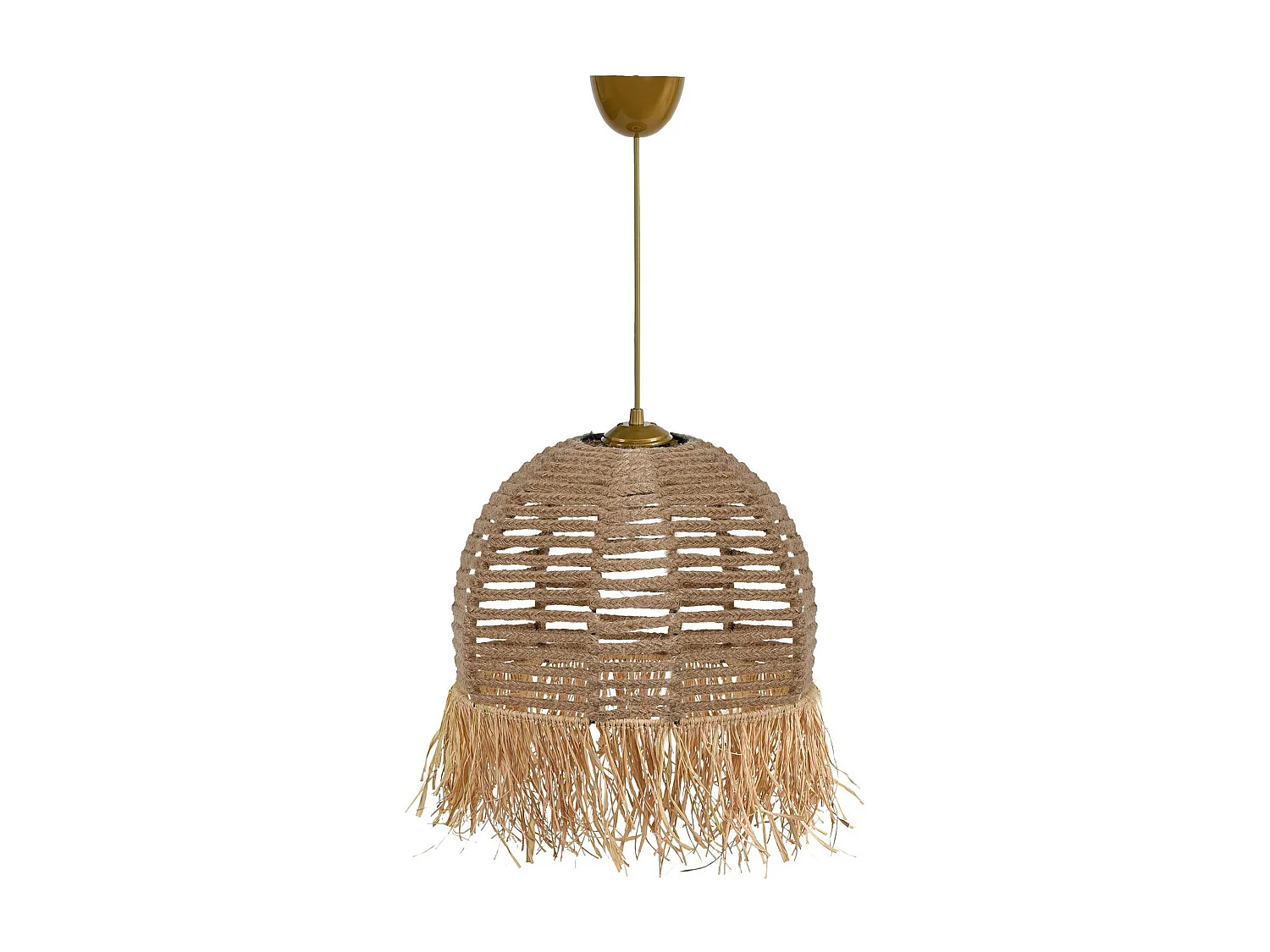 Suspension bohème durable avec corde et franges OLTEN