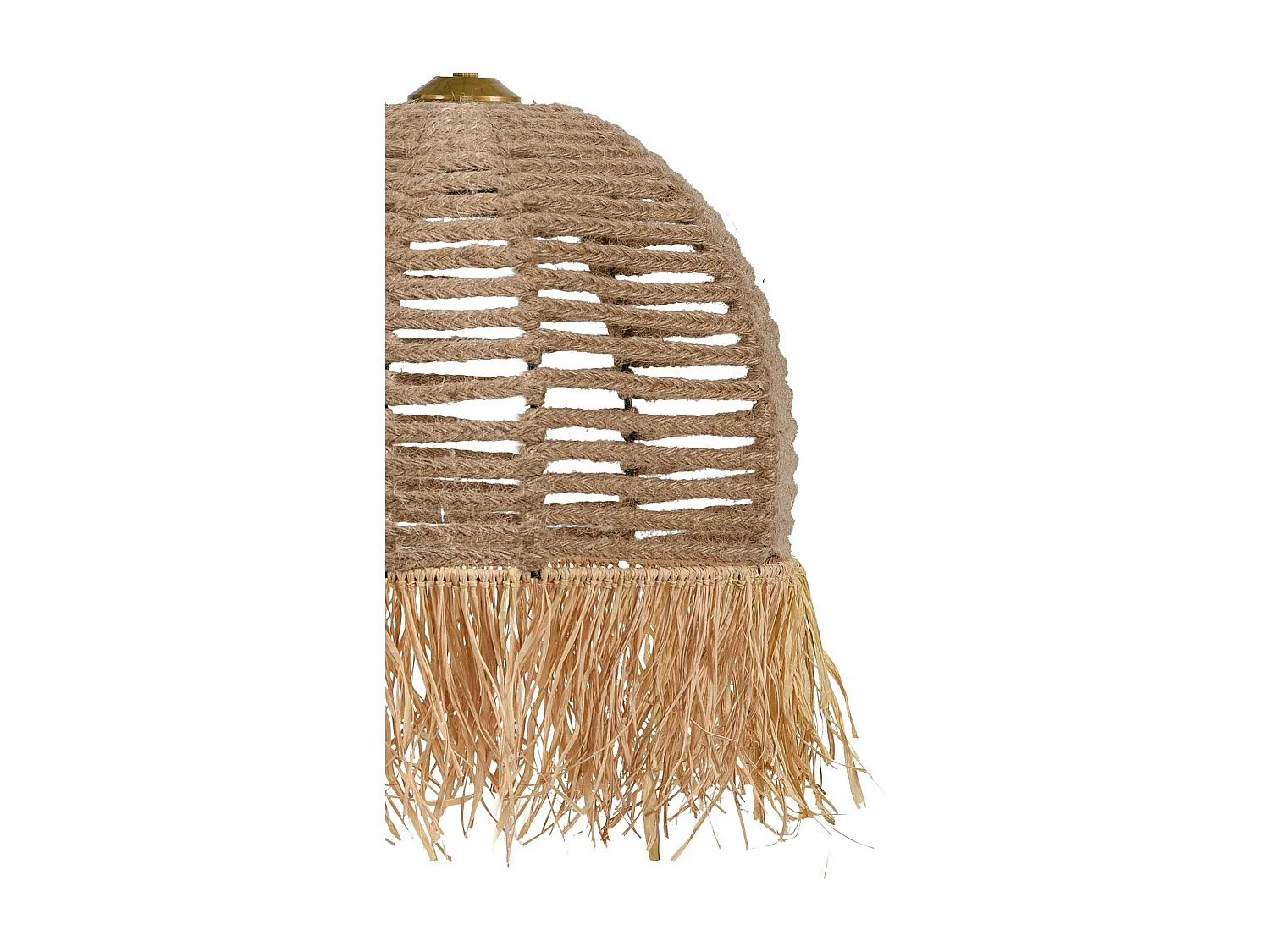 Suspension bohème durable avec corde et franges OLTEN