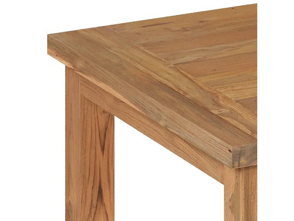 Tavolo rettangolare 8 persone in legno di teak riciclato, 200 cm - Mémo