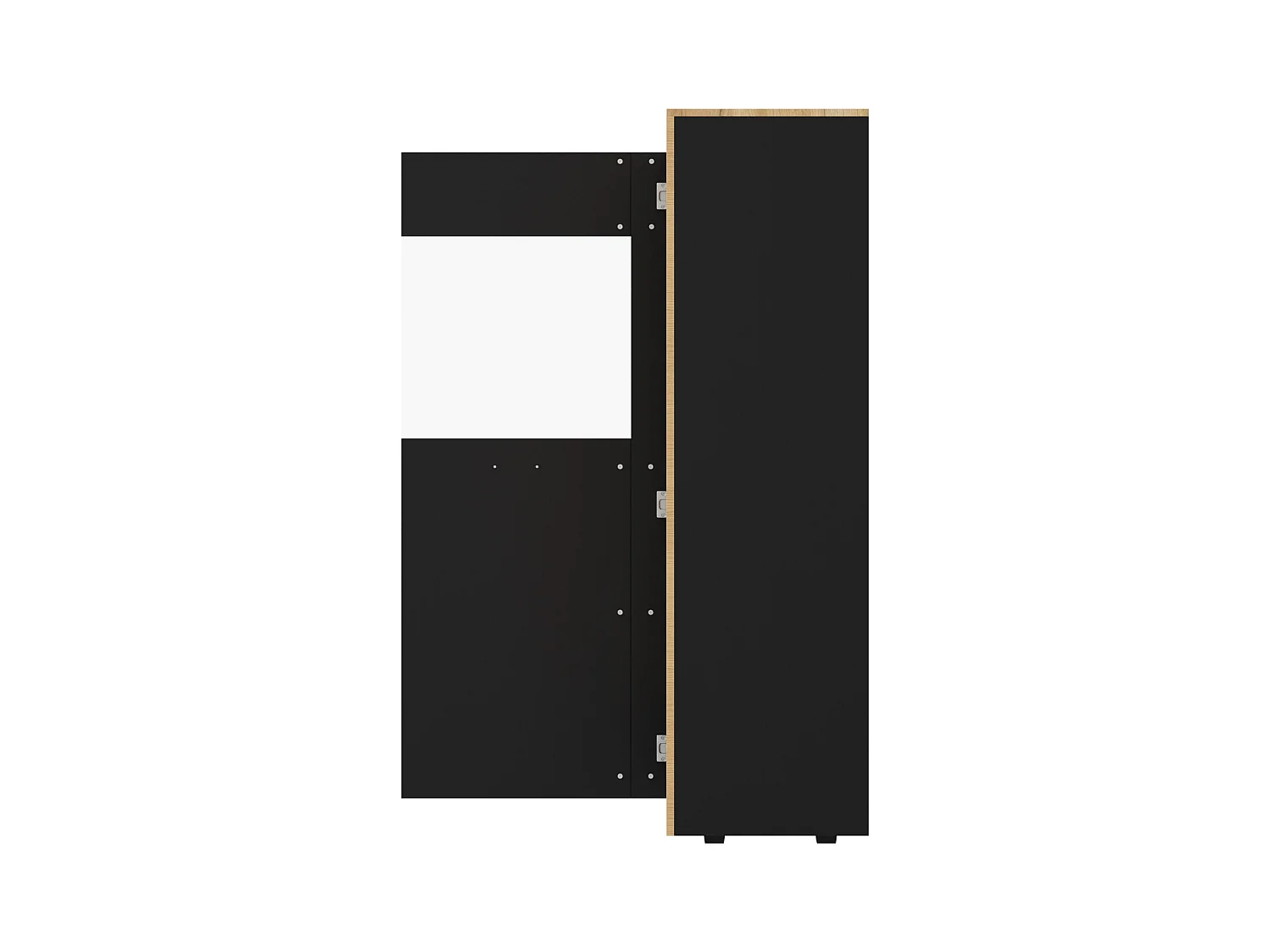 Armário de armazenamento multifuncional com iluminação LED de 16 cores, com prateleiras, para sala de estar