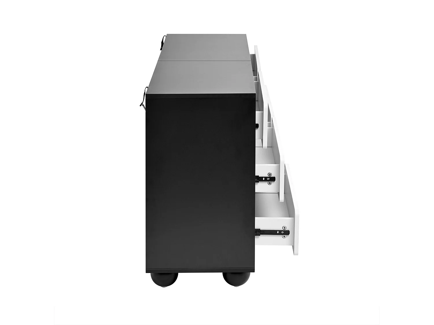 Cômoda moderna com 6 gavetas – Unidade de armazenamento elegante para sala de estar ou quarto